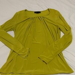 Elegant Olive Green Women's Top